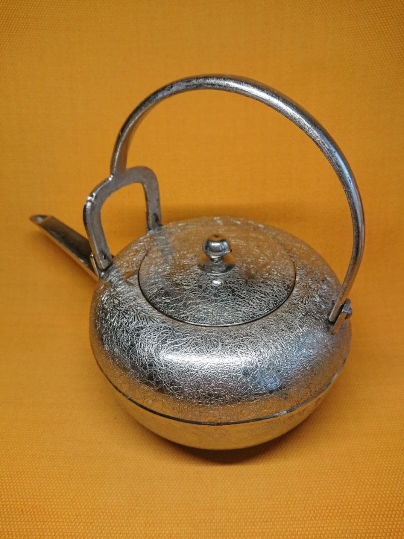 急須　酒器　骨董　金属　オブジェ　置物　インテリア　工芸品　美術品　A1319