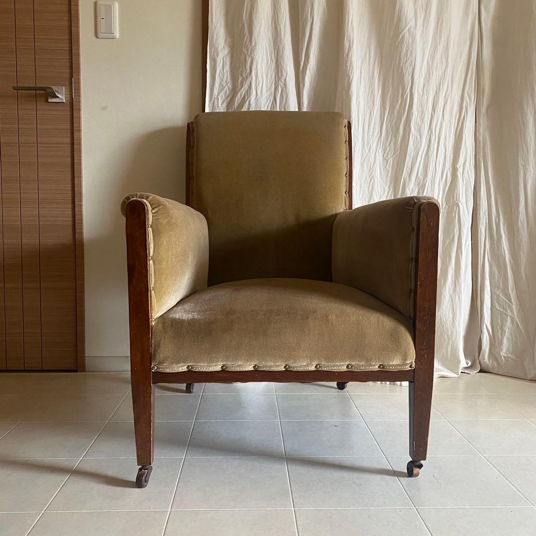 アンティーク　チェア　ソファ　英国　北欧　1人掛けソファ　ヨーロピアン　椅子