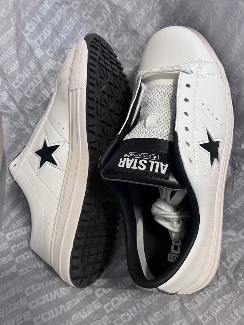 安全靴　コンバース　ONE STAR PS ホワイト/ブラック