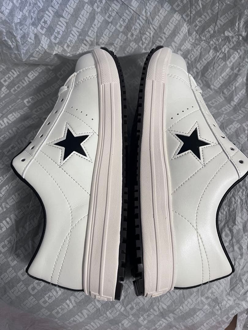 安全靴　コンバース　ONE STAR PS ホワイト/ブラック