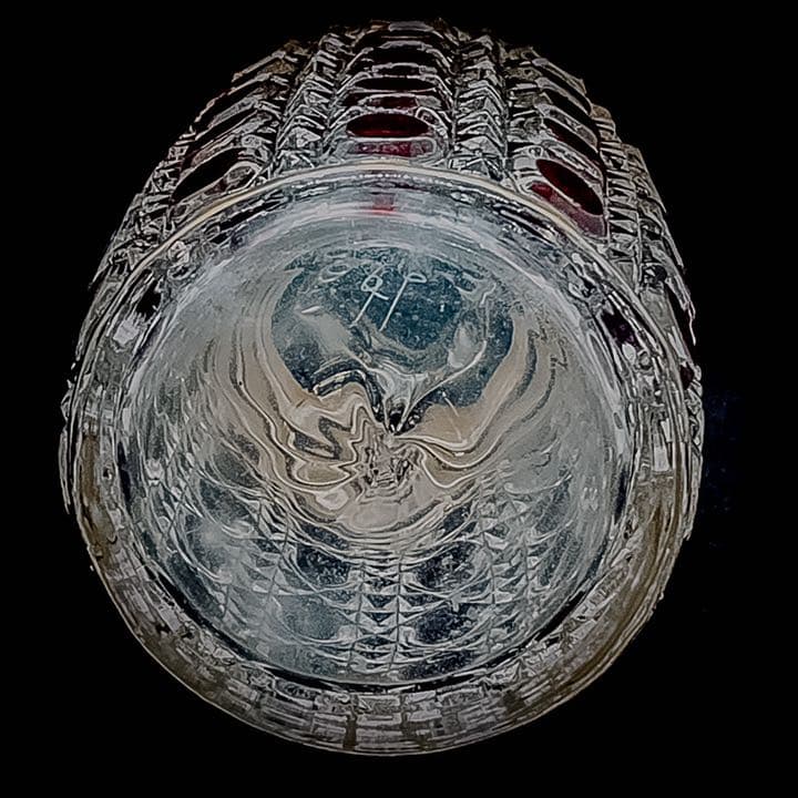 ★美品 オールドバカラ ディアマンピエーリー 香水瓶 16.3 赤