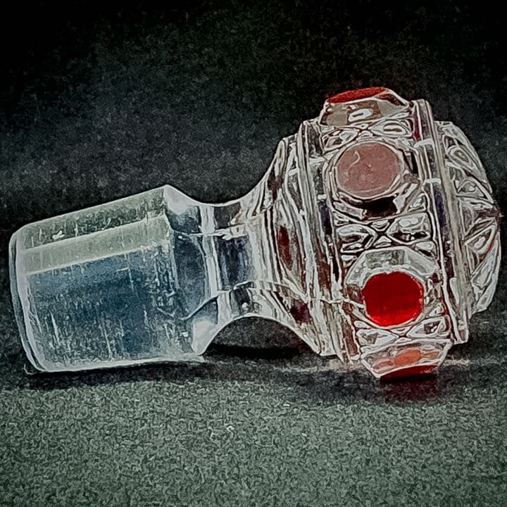 ★美品 オールドバカラ ディアマンピエーリー 香水瓶 16.3 赤