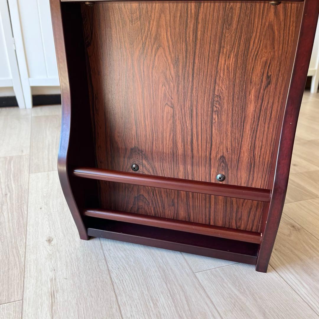 センターテーブル　ローテーブル　大理石柄　昭和レトロ　ビンテージ　木製