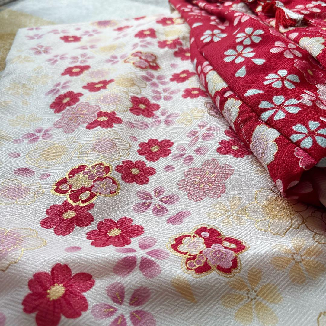 【お洒落】七五三 3歳 　女の子　着物・襦袢・被布セット