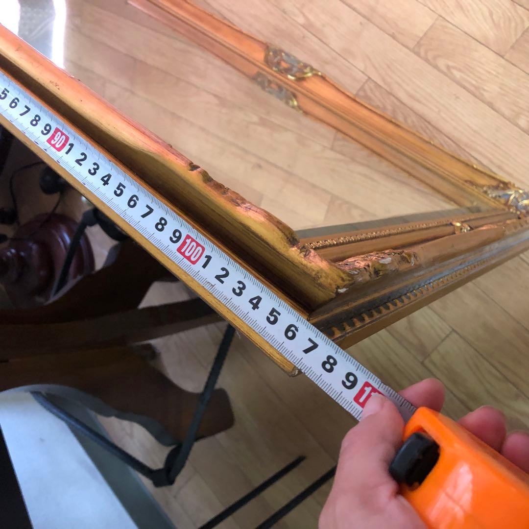 ミラー　アンティーク調　ロココ調　姿見　スタンドミラー　宮殿風　ヨーロピアン風