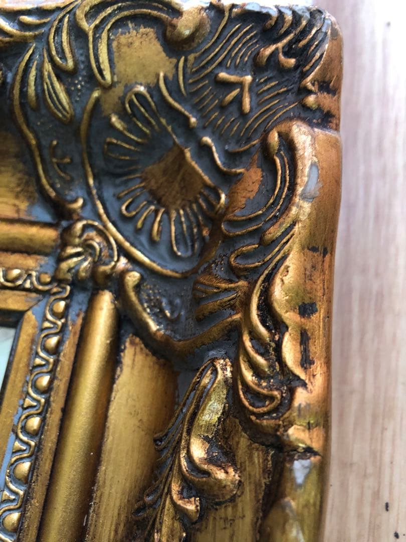 ミラー　アンティーク調　ロココ調　姿見　スタンドミラー　宮殿風　ヨーロピアン風