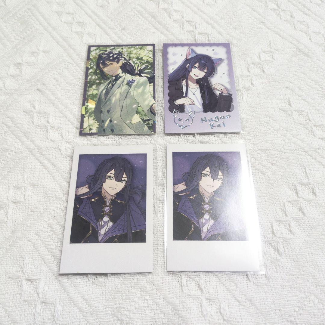 長尾景 チェキ風カード 4枚セット - メルカリ