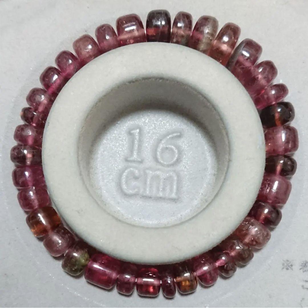 ★ピンクトルマリン ボタン ブレスレット(SA+)