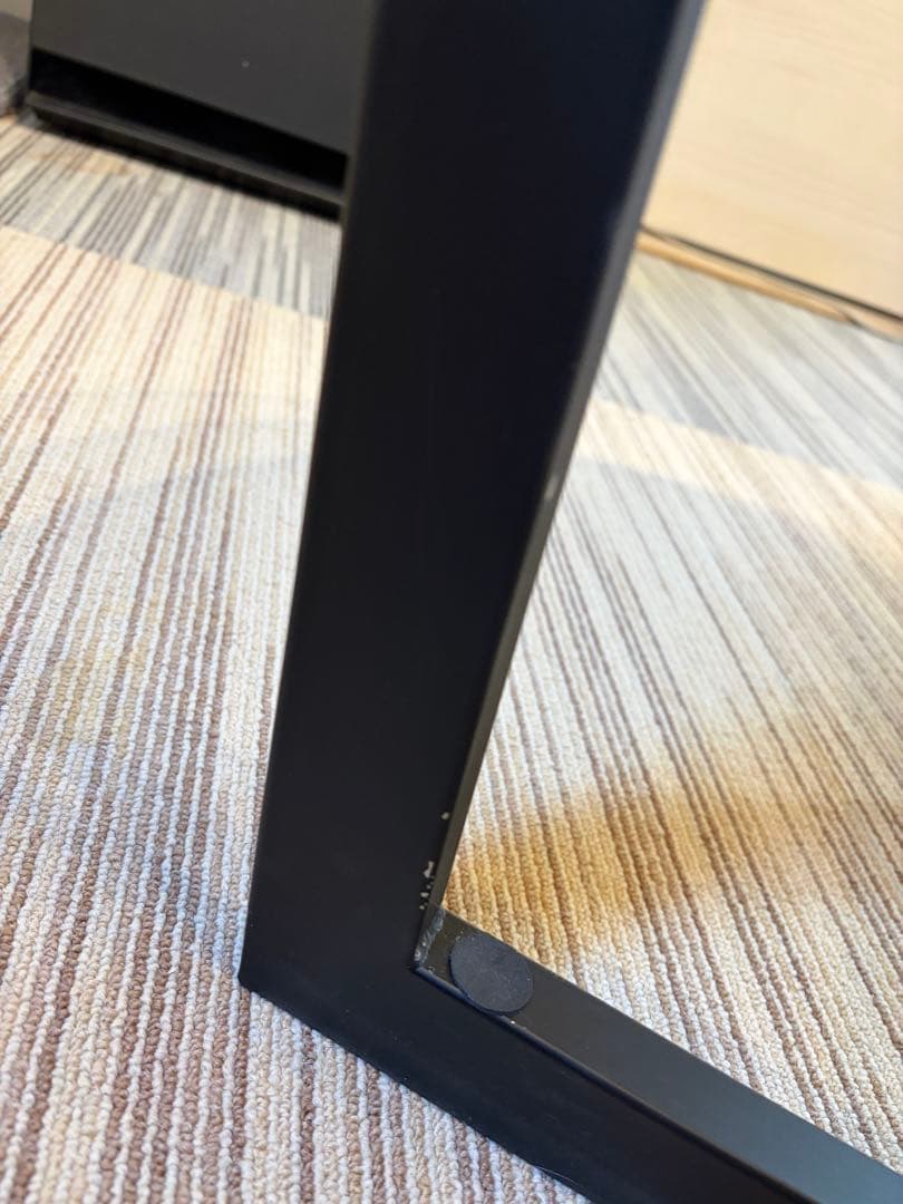 センターテーブル　黒　ガラス　美品