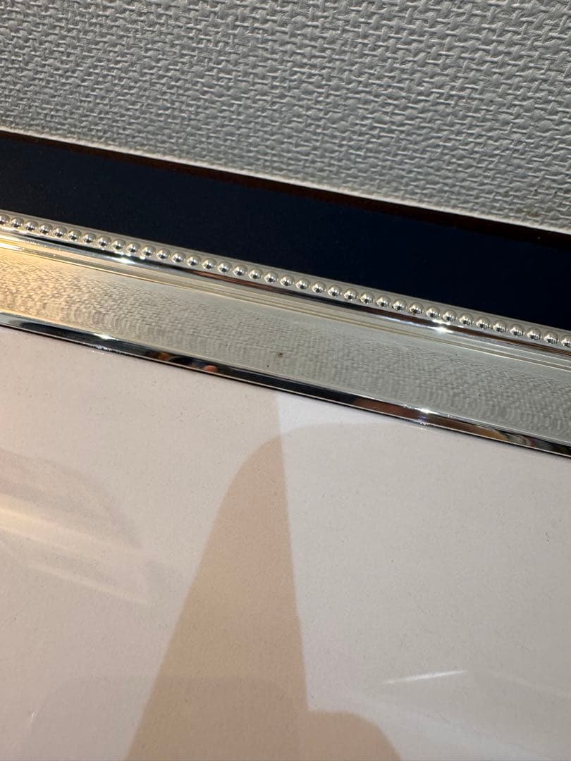 christofle フォトフレーム24x30cm パールシルバーコーティング