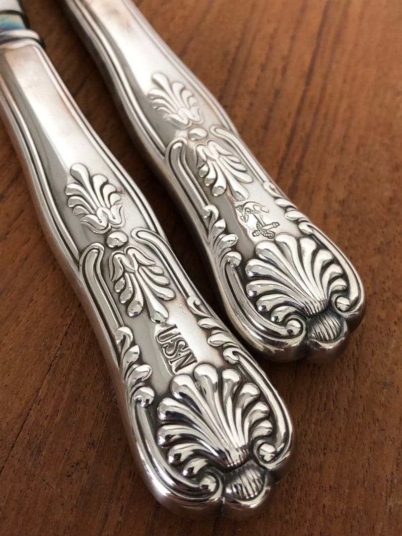 ビンテージ　USN インターナショナル シルバー カンパニーカトラリー　米国海軍