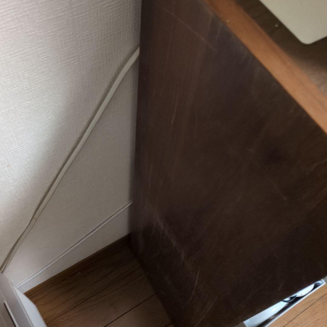 無印良品 キャビネット 2種引き出し付き ウォールナット 約28×80×81cm