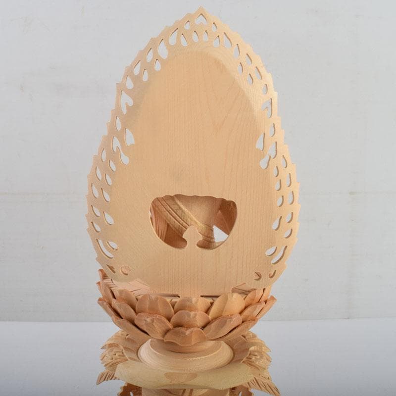 仏教美術 桧彫刻 大日如来像 仏像 華鬘台 C 8882 - メルカリ