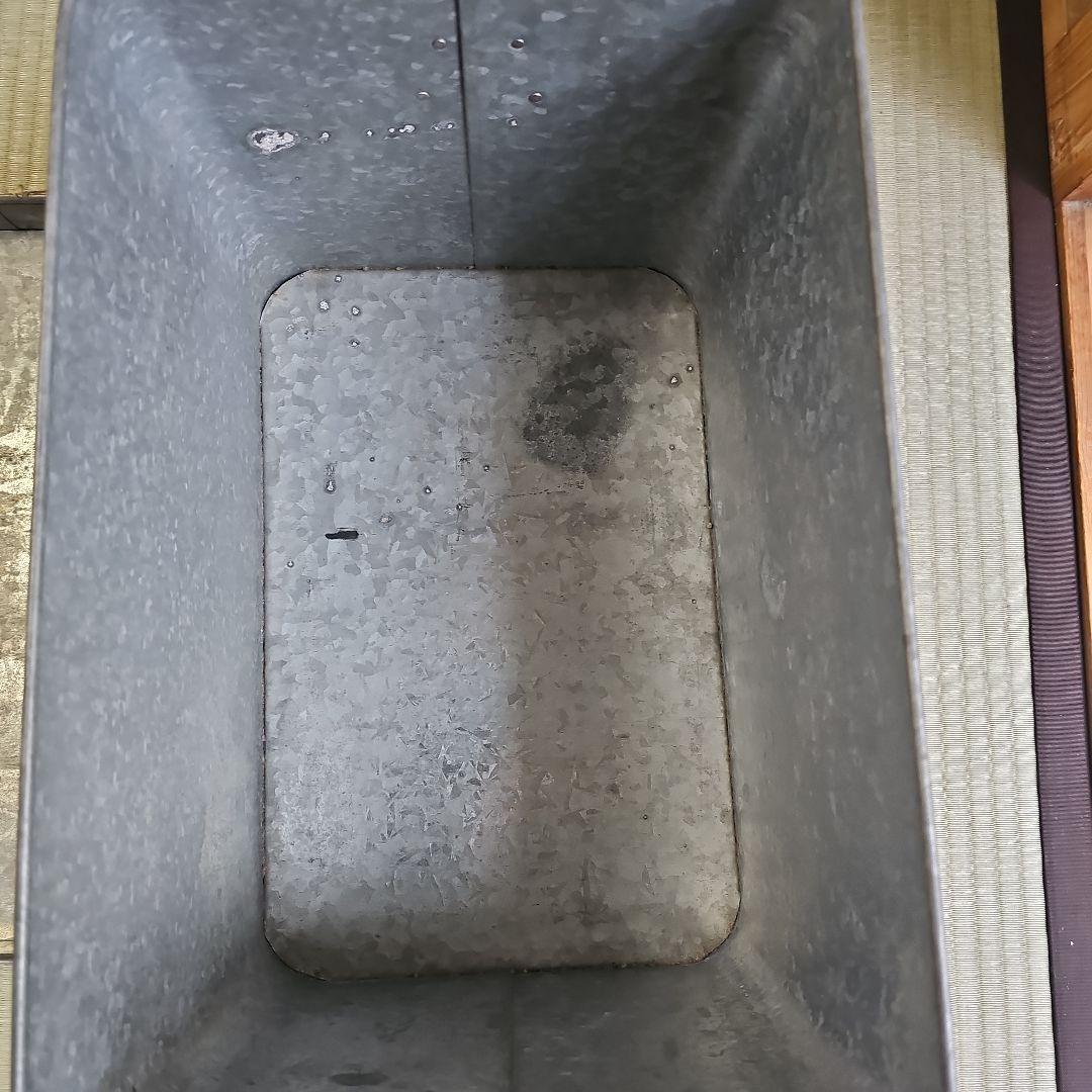 初期昭和レトロ/1950年代物】別注ブリキ製品収納ボックス ブリキ缶 厚鈑特製