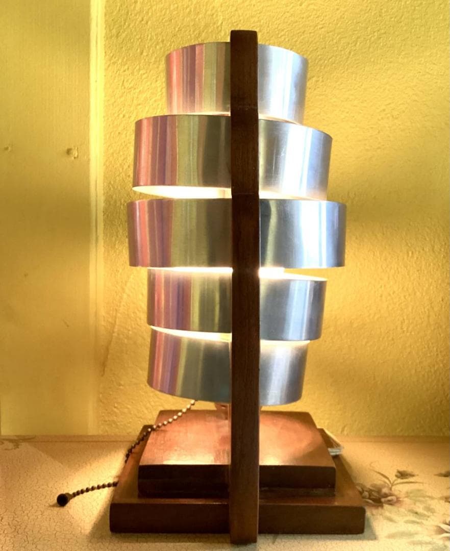 ★アルミ製 スチール製 テーブルランプ スタンドランプ ヴィンテージ 希少