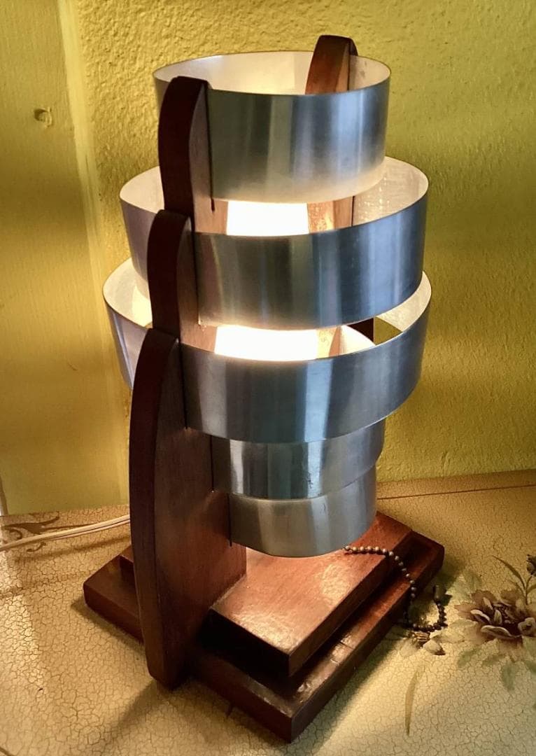 ★アルミ製 スチール製 テーブルランプ スタンドランプ ヴィンテージ 希少