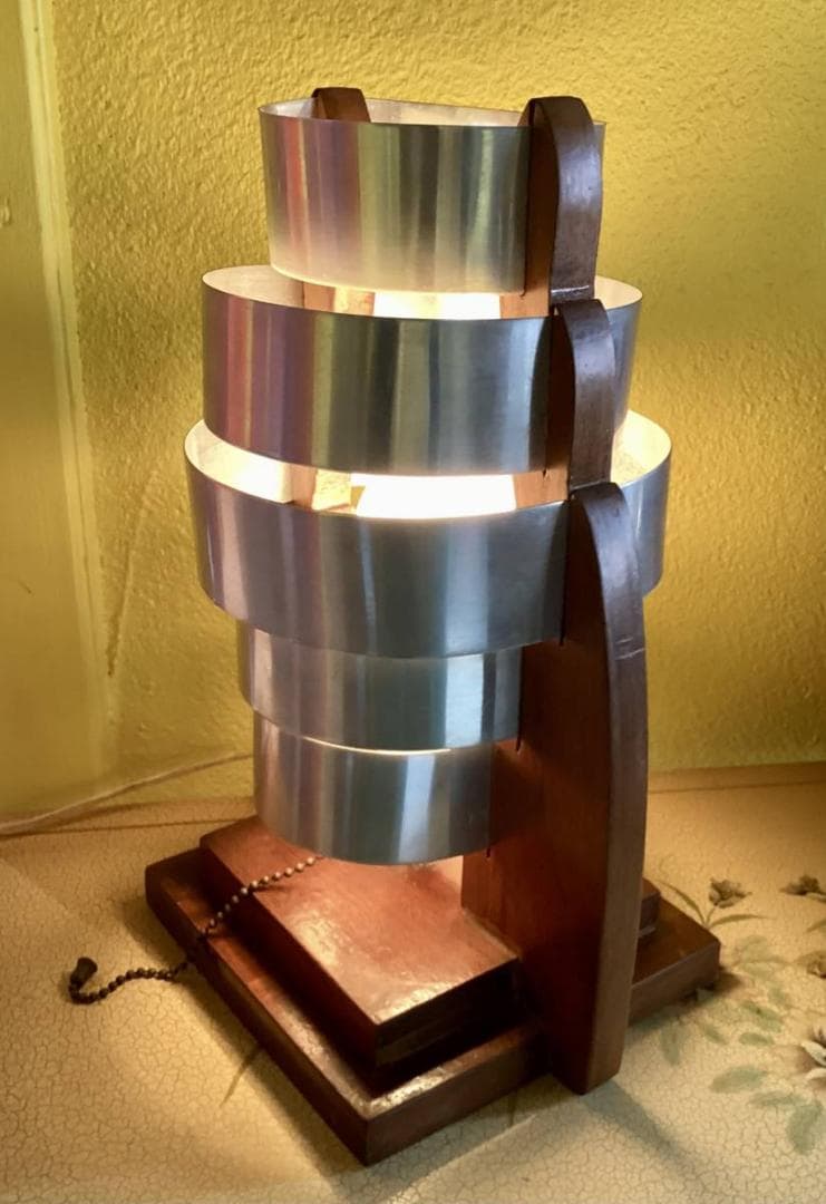 ★アルミ製 スチール製 テーブルランプ スタンドランプ ヴィンテージ 希少