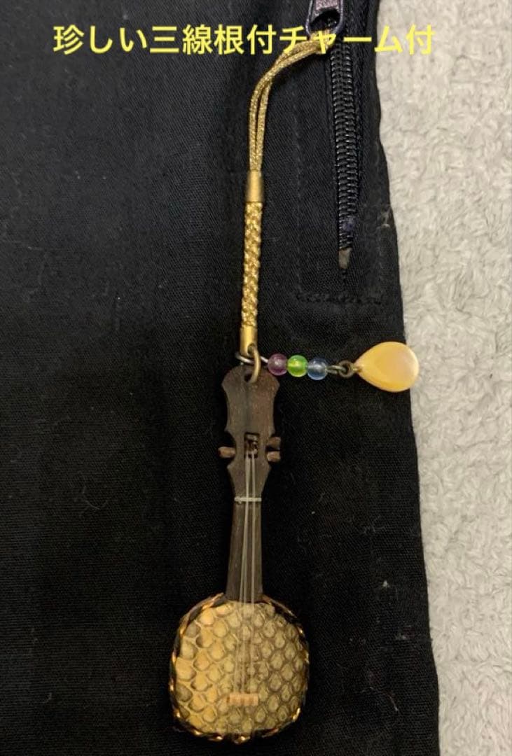 【中古美品】沖縄三線(三味線)人工皮(プリント)入門モデル
