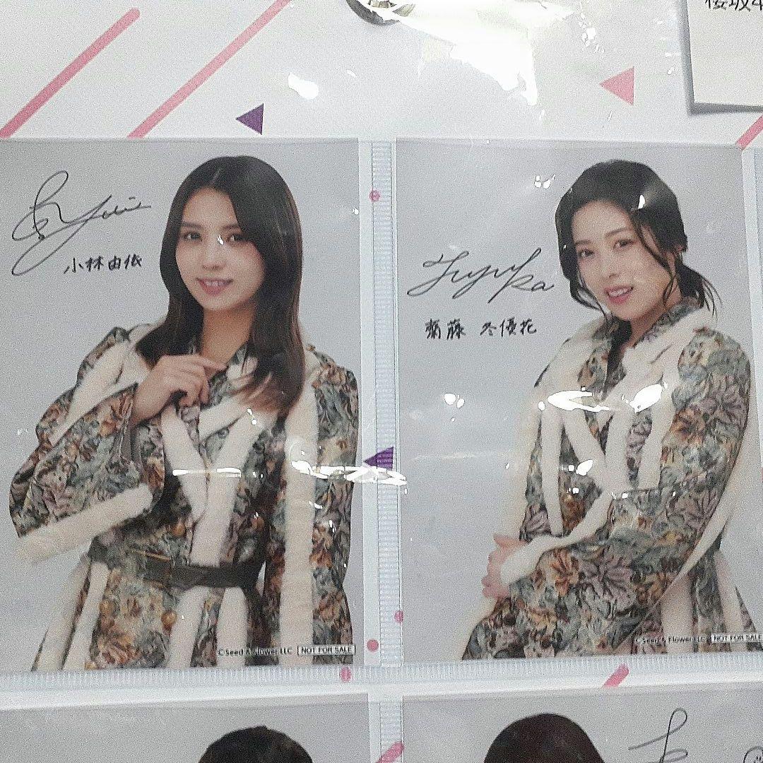 櫻坂46ローソンアプリくじジャンボオリジナルブロマイドセットウォール