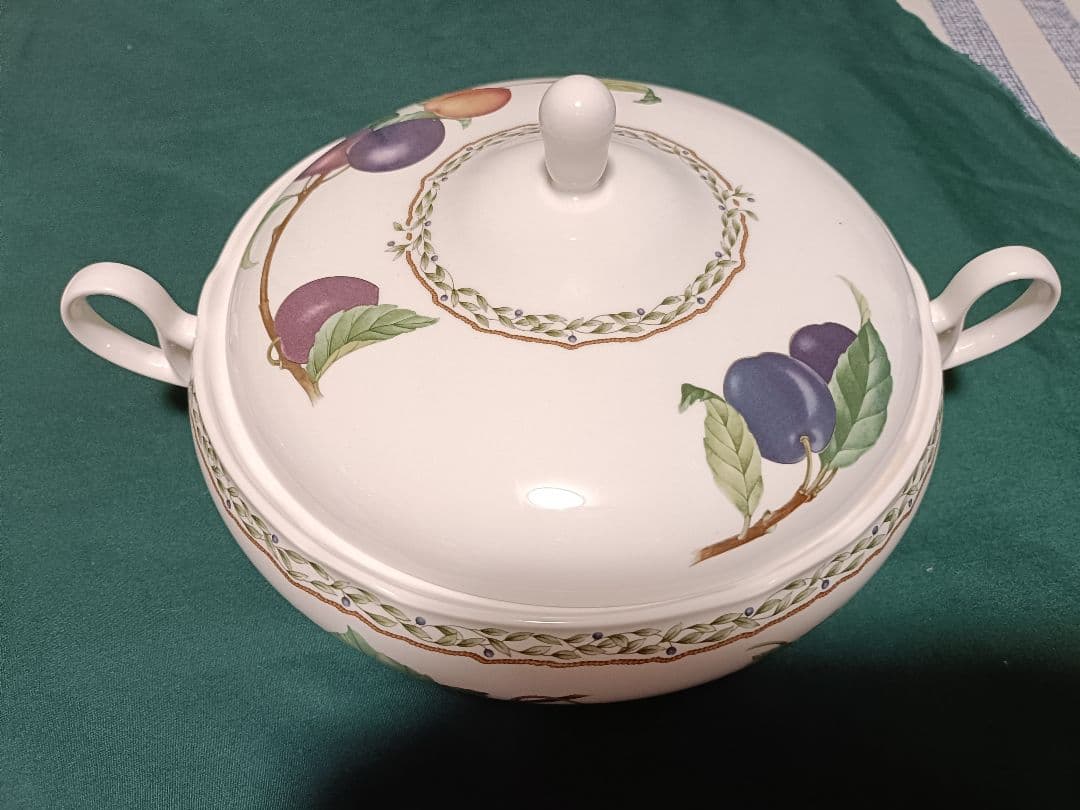 ノリタケ ロイヤルオーチャード スープポット プレート 皿 調味料入れ 8点