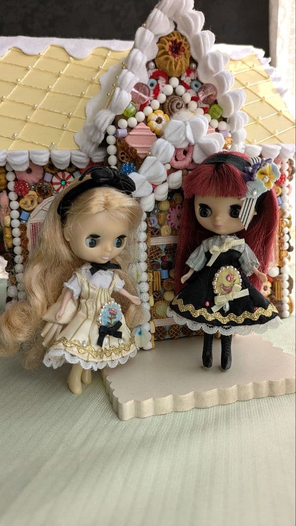 お菓子の家✤シルバニア✤プチブライスドールハウス