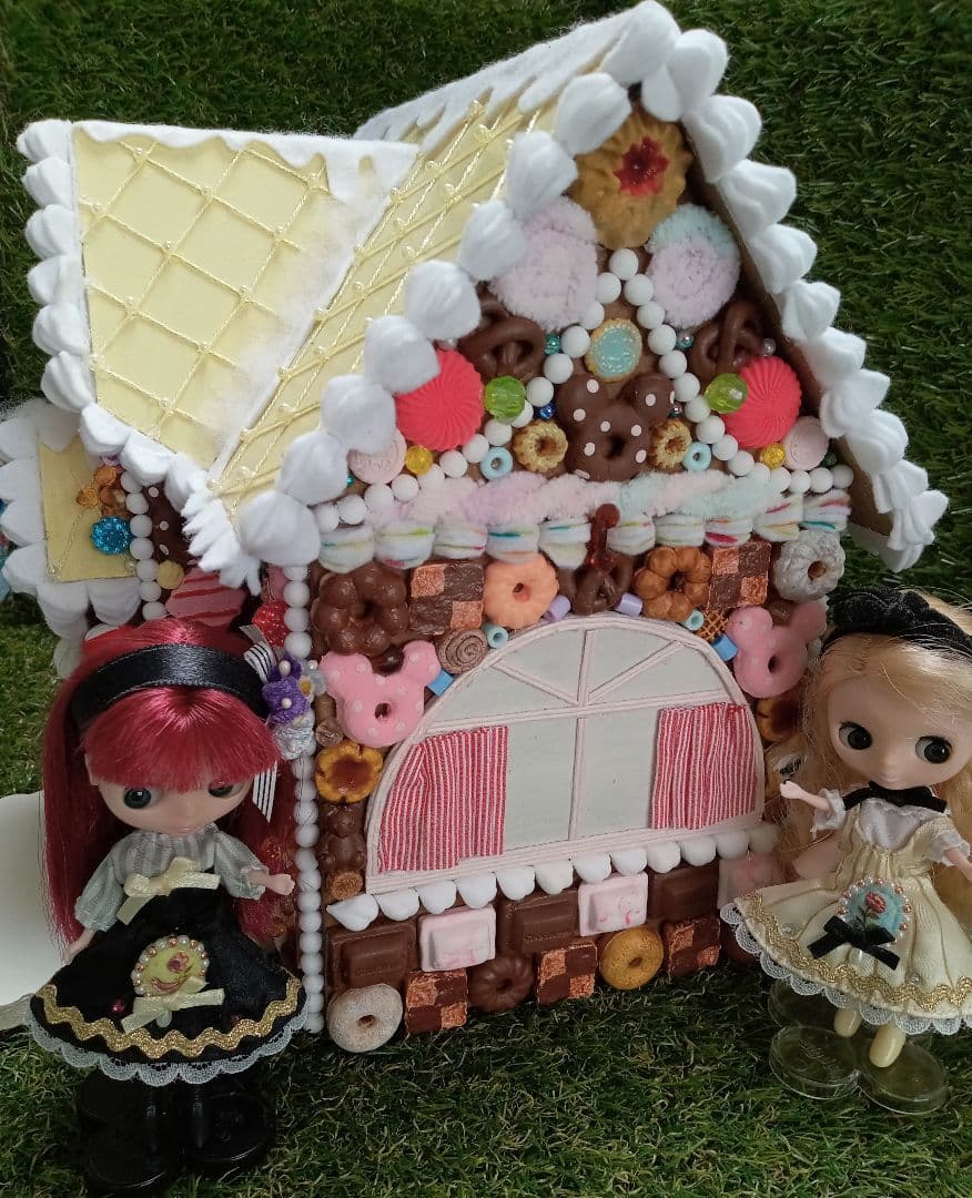 お菓子の家✤シルバニア✤プチブライスドールハウス