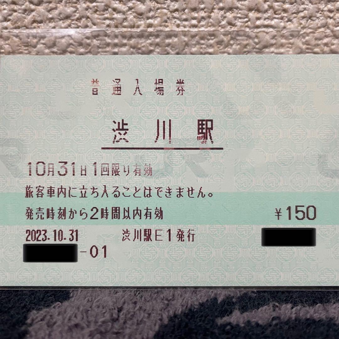 JR東日本 渋川駅 マルス入場券 (大)＋記念品【窓口最終日】 - メルカリ
