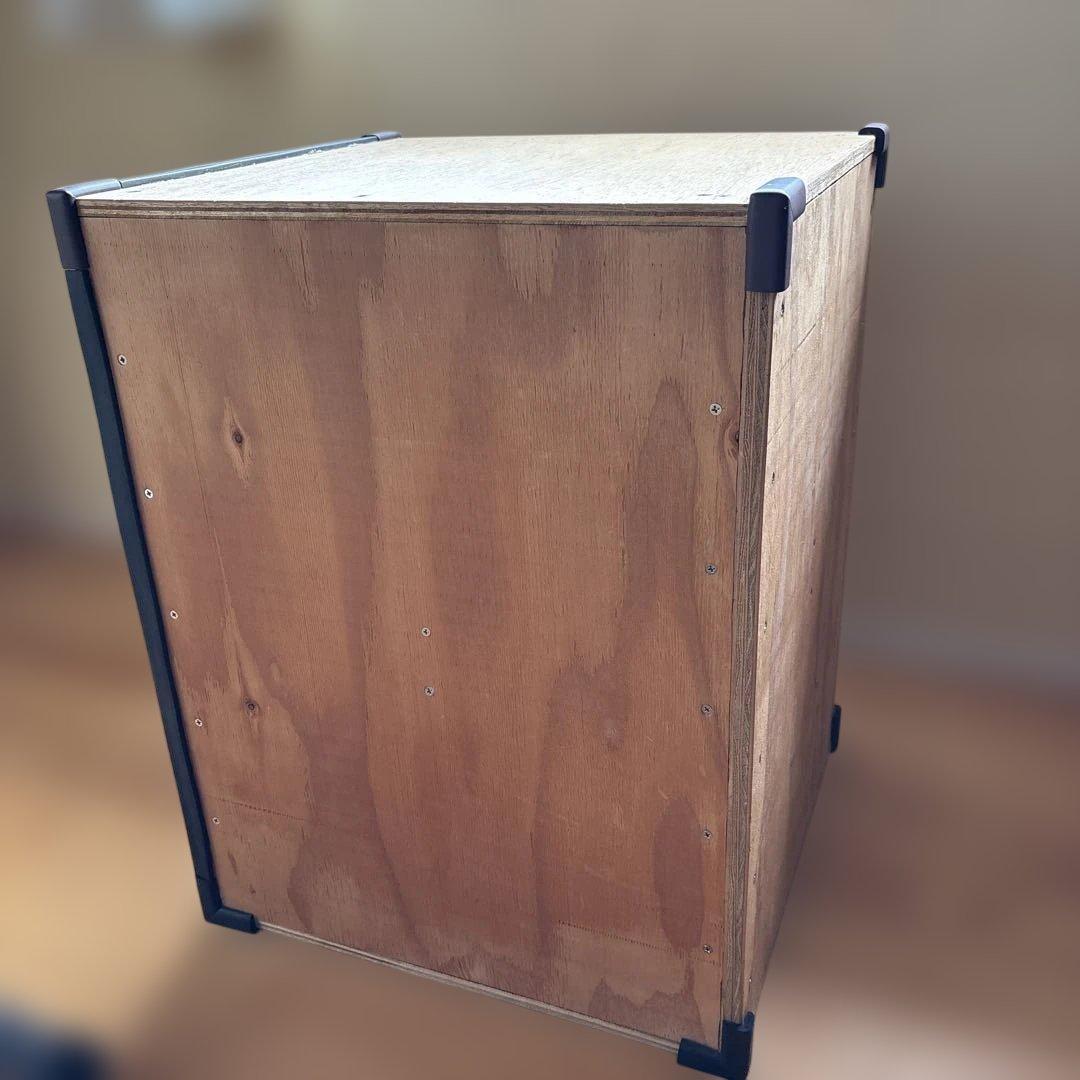 合板製収納ボックス（黒いエッジ付き）