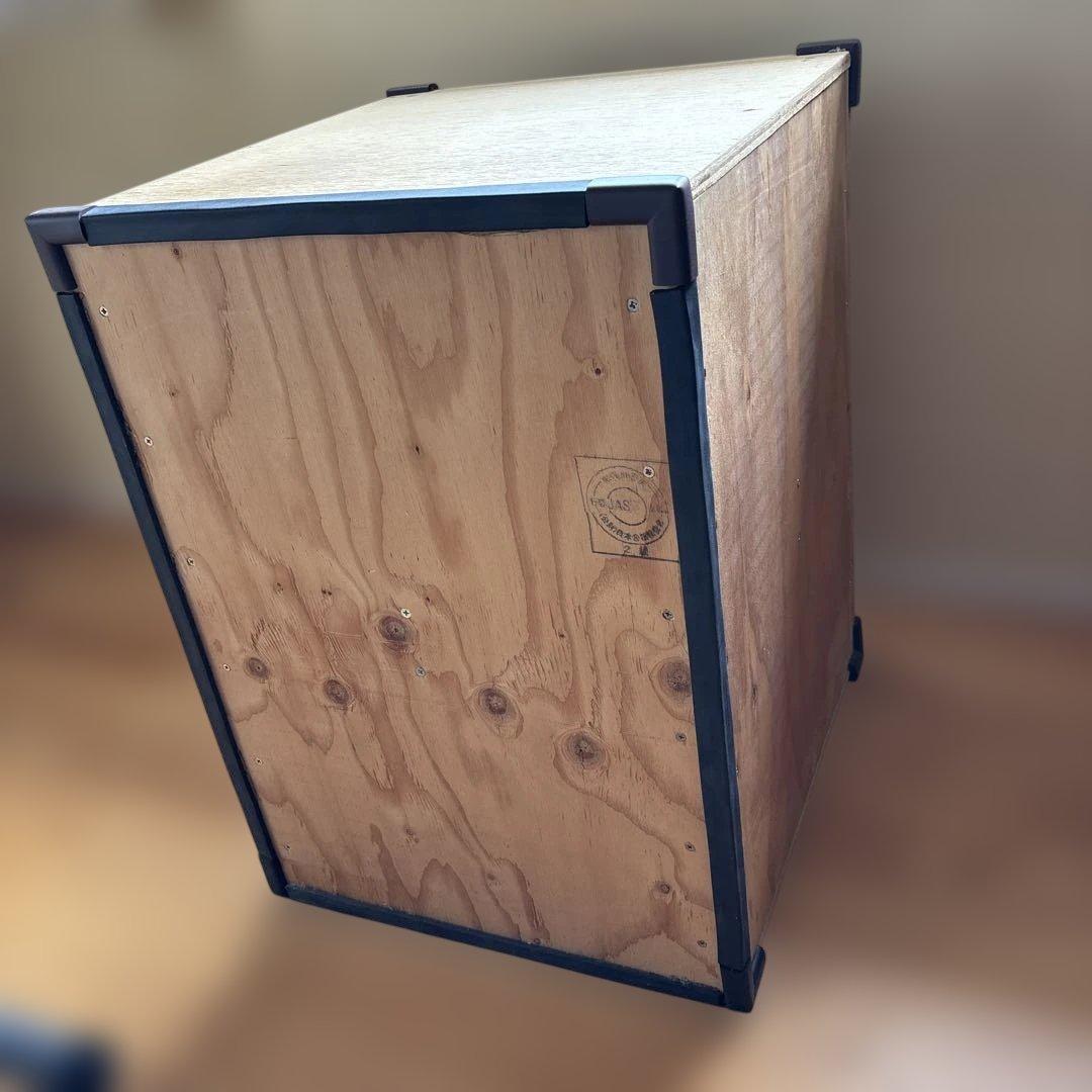 合板製収納ボックス（黒いエッジ付き）