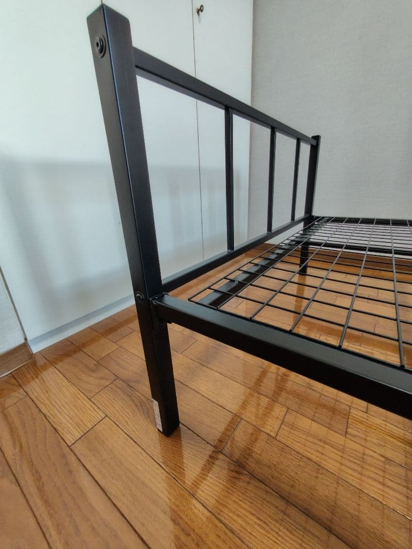 【ニトリ】シングルパイプベッド バジーナF3 ブラック