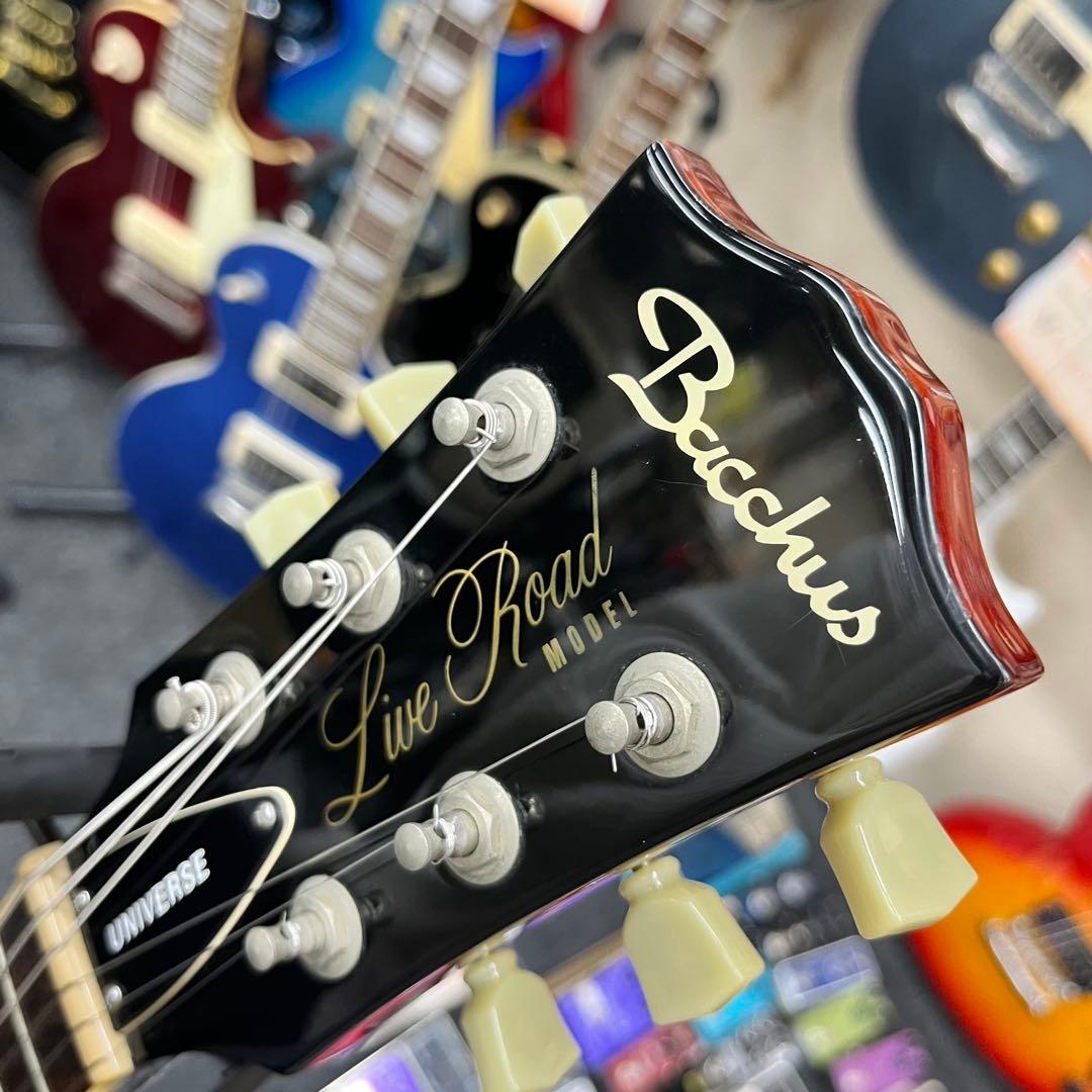 11199】Bacchus BLS-700QM レスポール モデルレッド - メルカリ