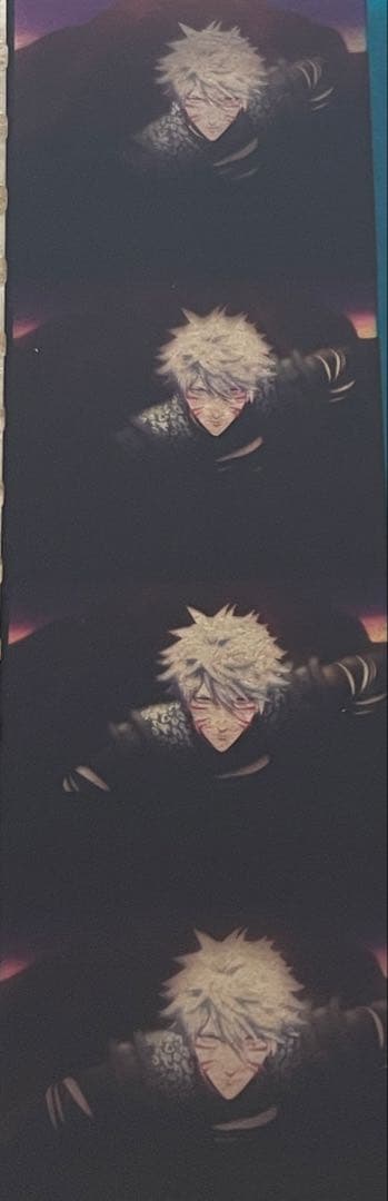 ハ*。様 うたプリ 蘭丸 タブナイ 6週目特典 コマフィルム 変化あり