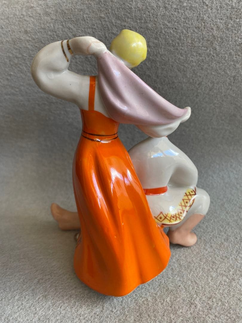 【ヴィンテージ】USSR・旧ソビエト製★陶器／民族舞踊人形