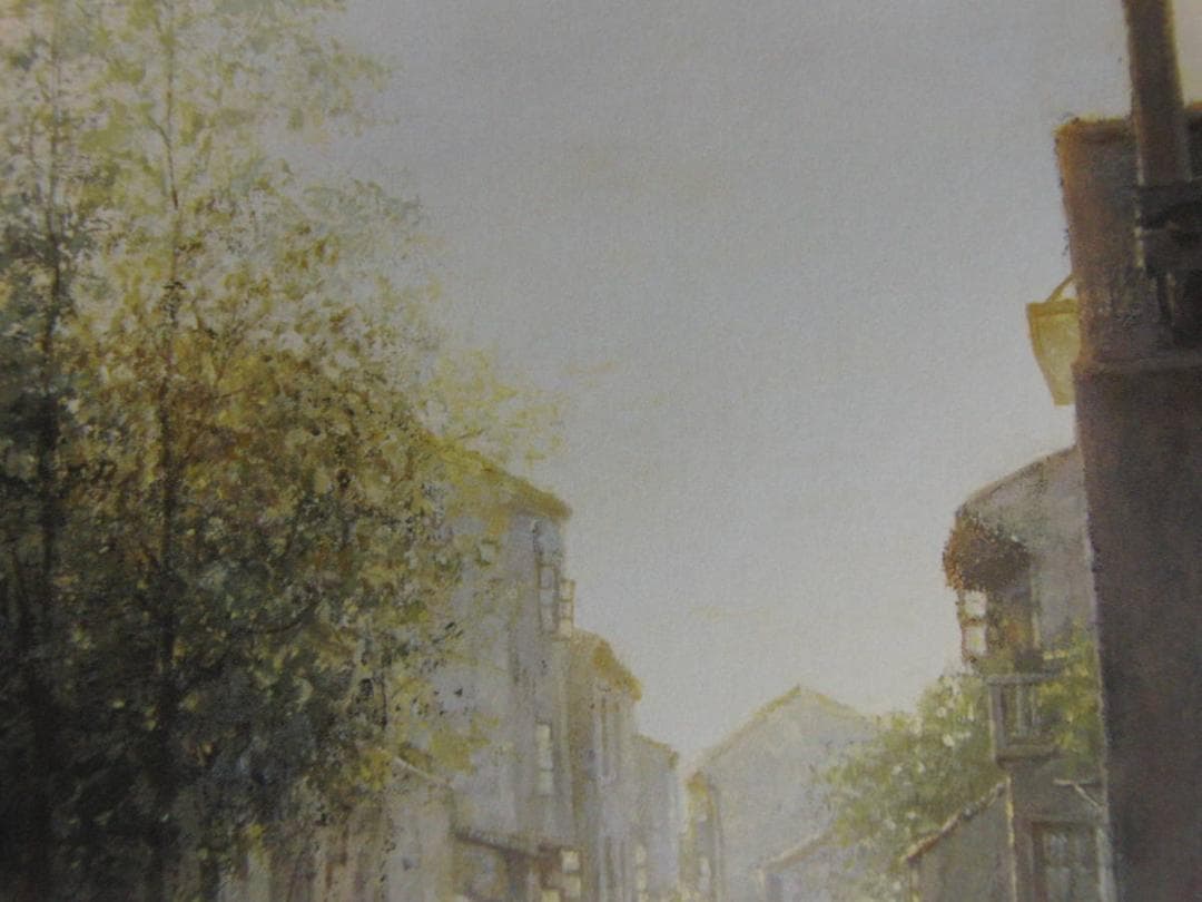 孫家珮、【曙光】、希少な額装用画集より、状態良好、新品額装付