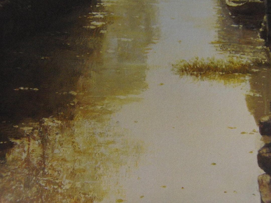 孫家珮、【曙光】、希少な額装用画集より、状態良好、新品額装付