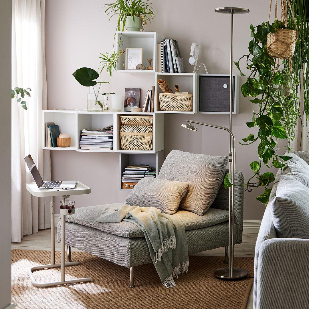 IKEA イケア ソーデルハムン パーソナルソファ グレー