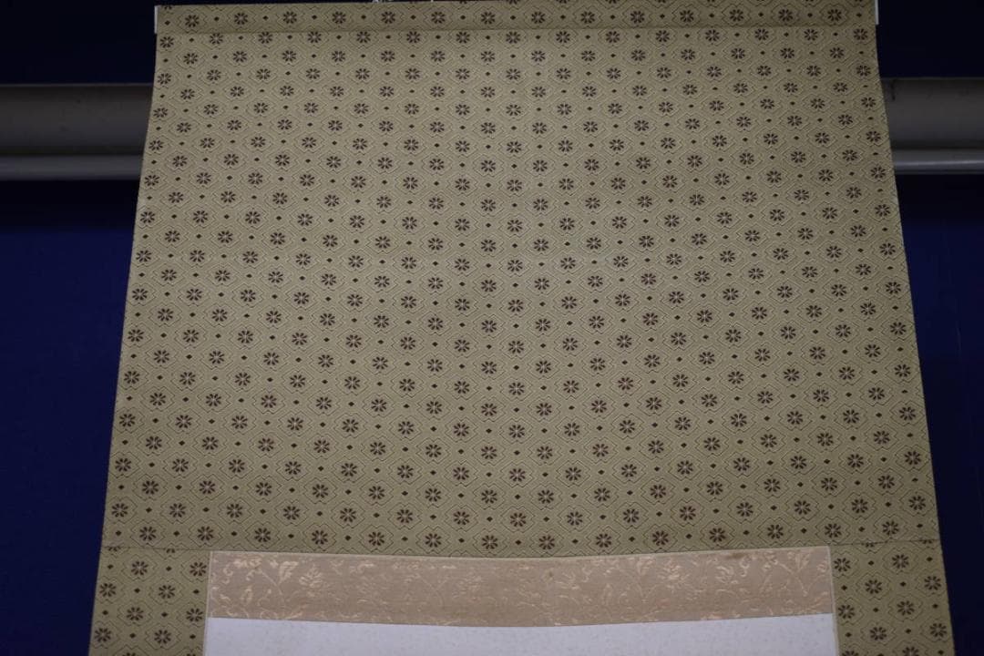 真作/鹿子木孟郎/春馬図/春駒/桜/布袋屋掛軸HI-579