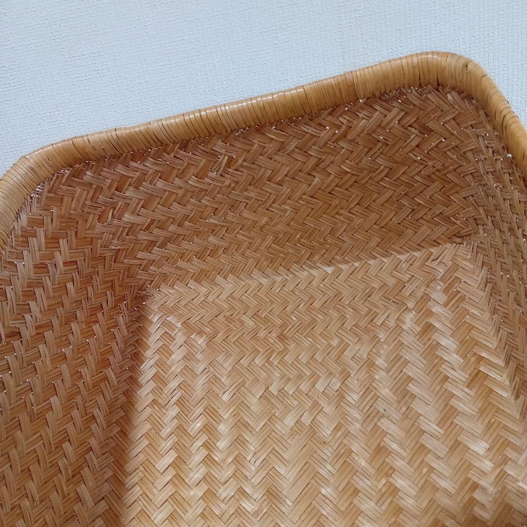 鳥越すず竹竹細工行李かご(大型67cm)