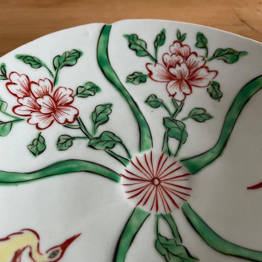 廣野俊彦 五彩花鳥絵輪花皿 南京色絵写 2客 定価33,000円 - メルカリ