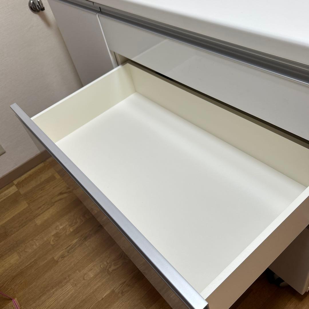 パモウナ　キッチンカウンター キャスター付き