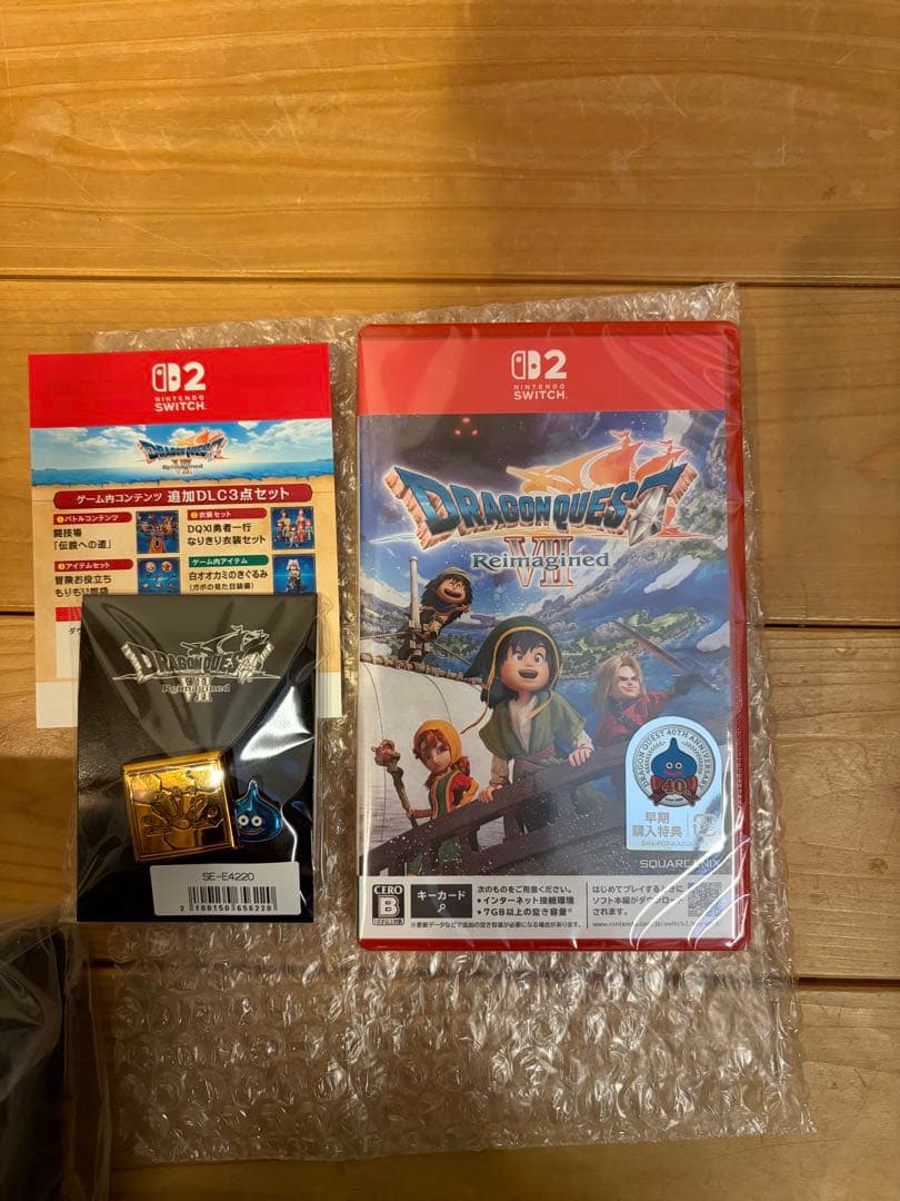 即日発送超豪華版 ドラクエ 7 Reimagined Switch2 ピンズ付き - メルカリ