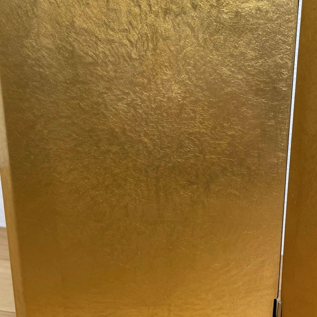 雛人形　桃の節句　屏風　六曲金枝桜蒔絵