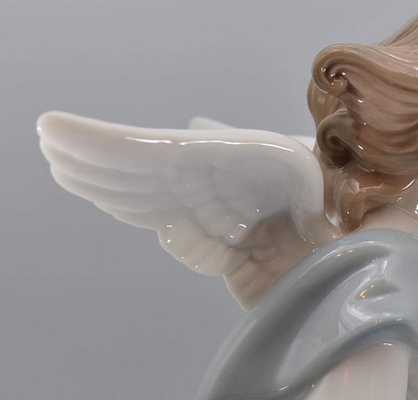 天の歌い手は喜ぶ　＃6321　No.3　★リヤドロ　スペイン　ポーセリン　箱付