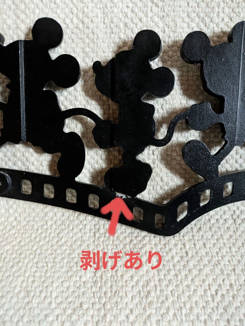 Disney ミッキーマウス インテリアプレート／鋳物