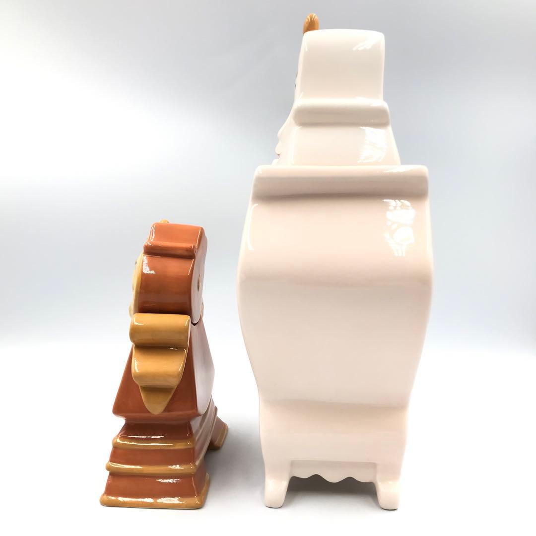 美女と野獣10周年 陶器製フィギュア /置物/小物入れ　5点セット