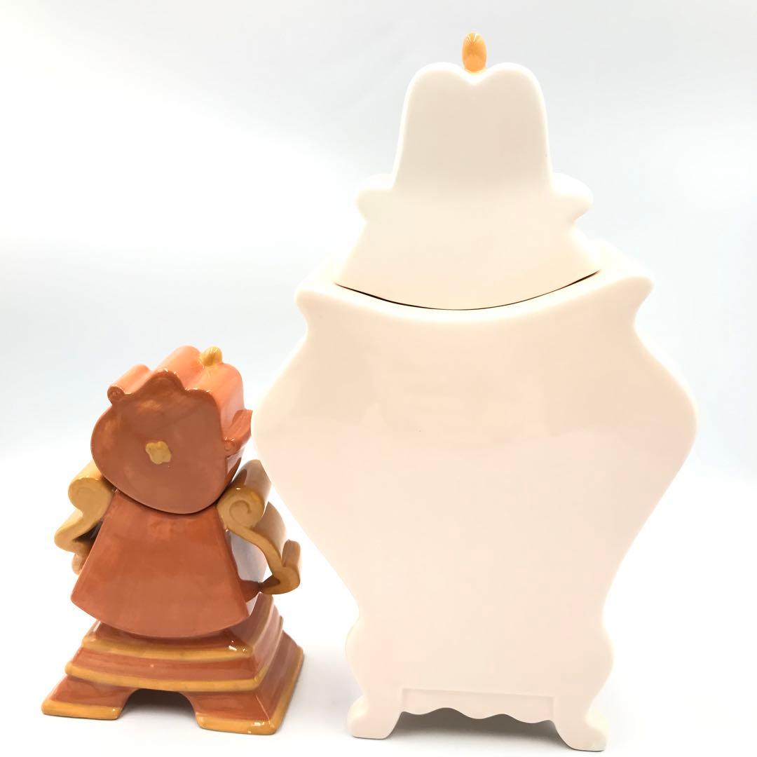 美女と野獣10周年 陶器製フィギュア /置物/小物入れ　5点セット