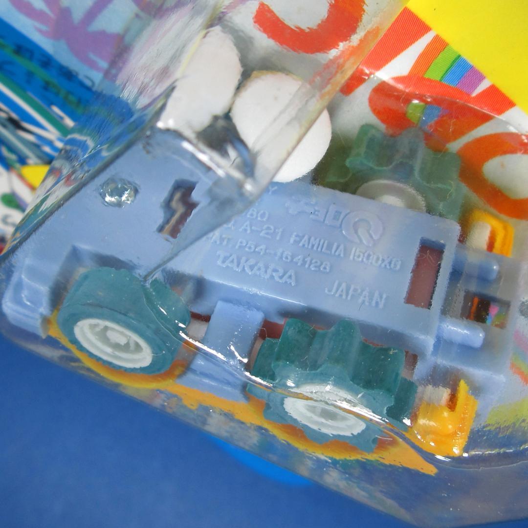 懐かしい アイディア チョロQ Qボート A-21 ファミリア 1500XG