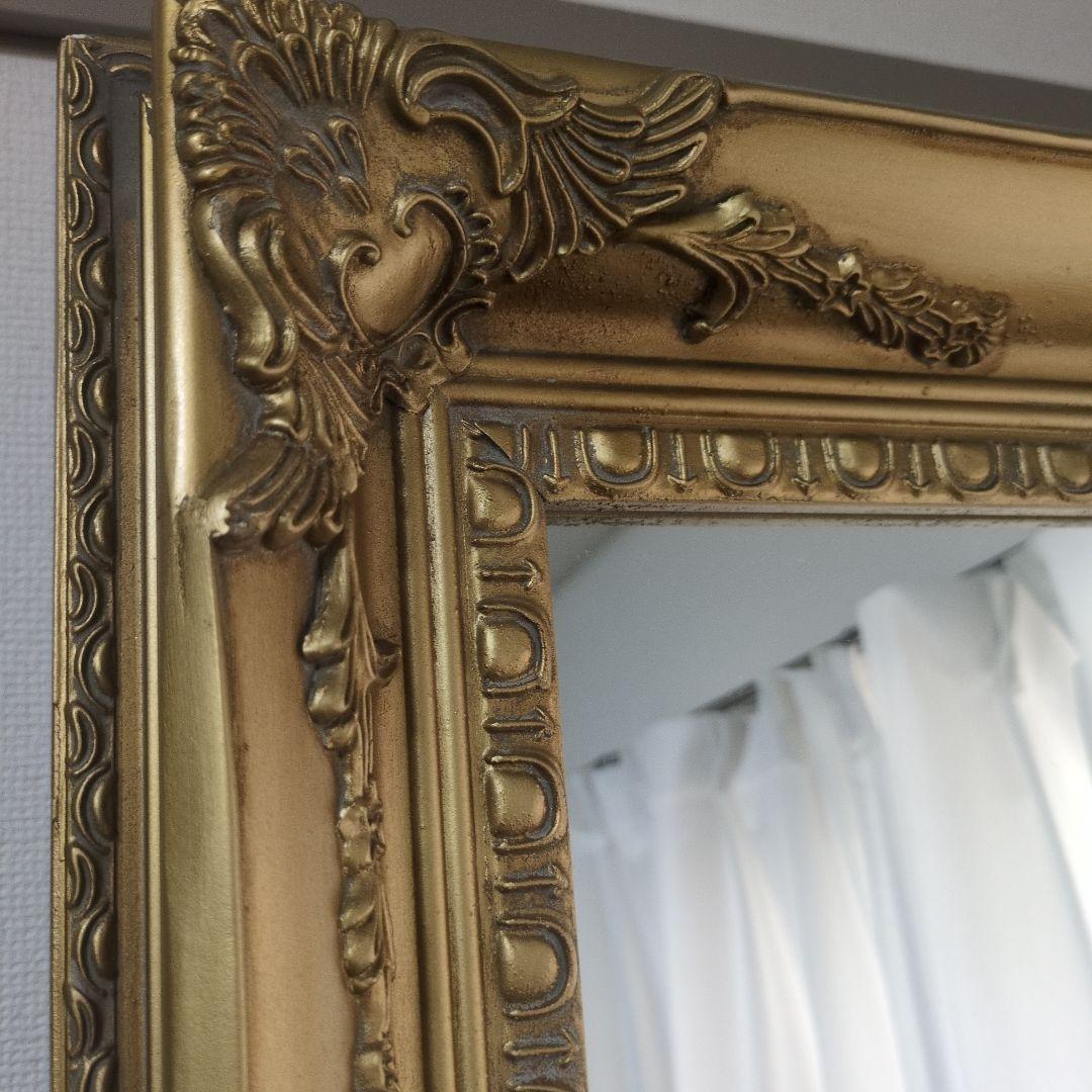 アンティークミラー　幅60cm