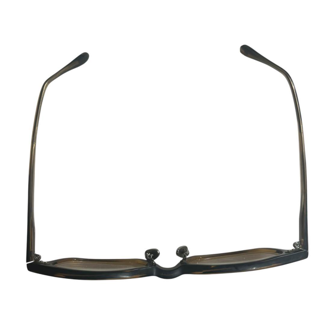 EVE un BLUE メガネ　ウェリントン　フレーム　ブラウン　度あり