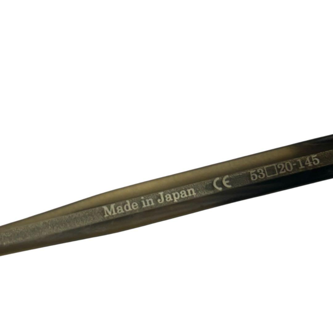 EVE un BLUE メガネ　ウェリントン　フレーム　ブラウン　度あり